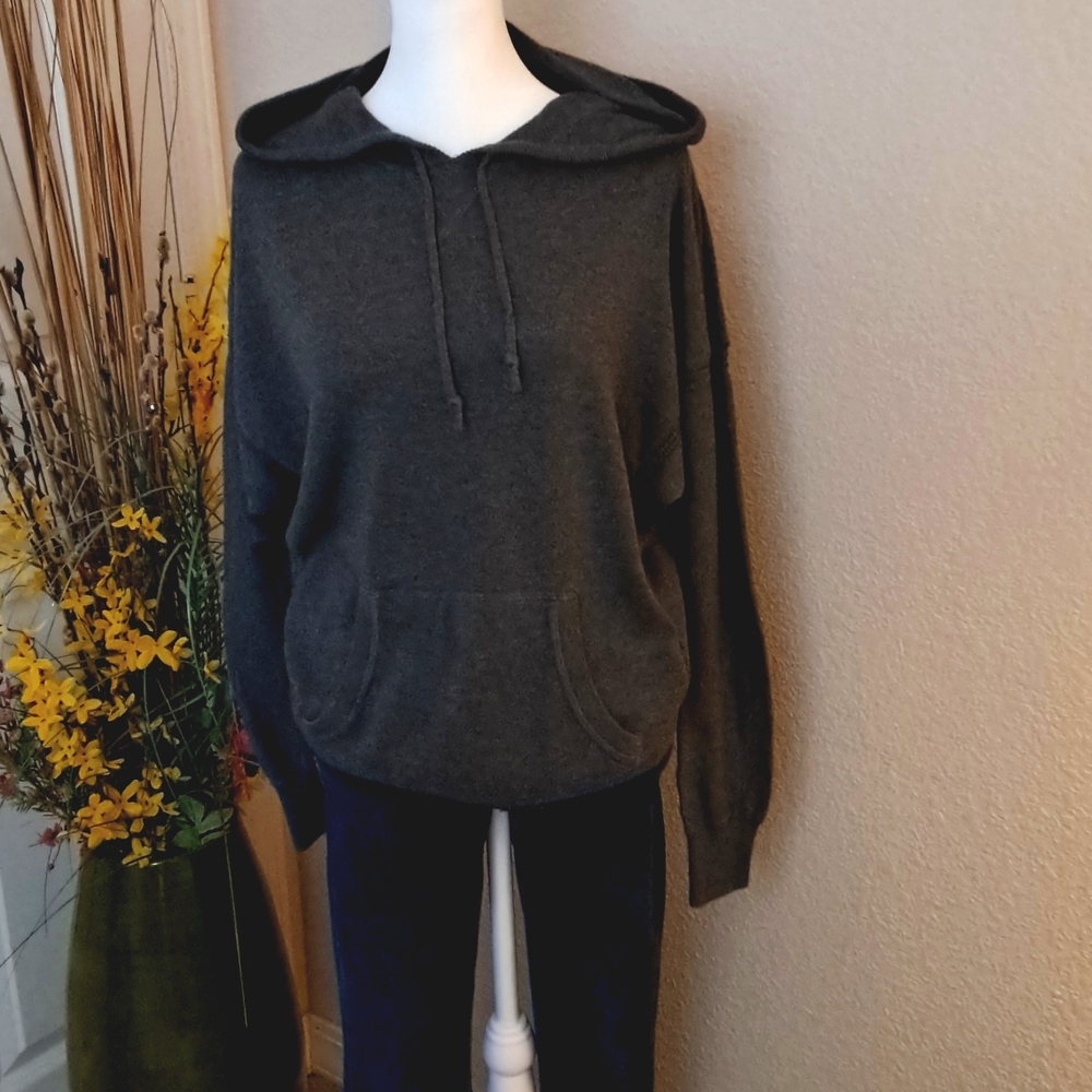 Old Navy Sweater Hoodie, Gray, M-L